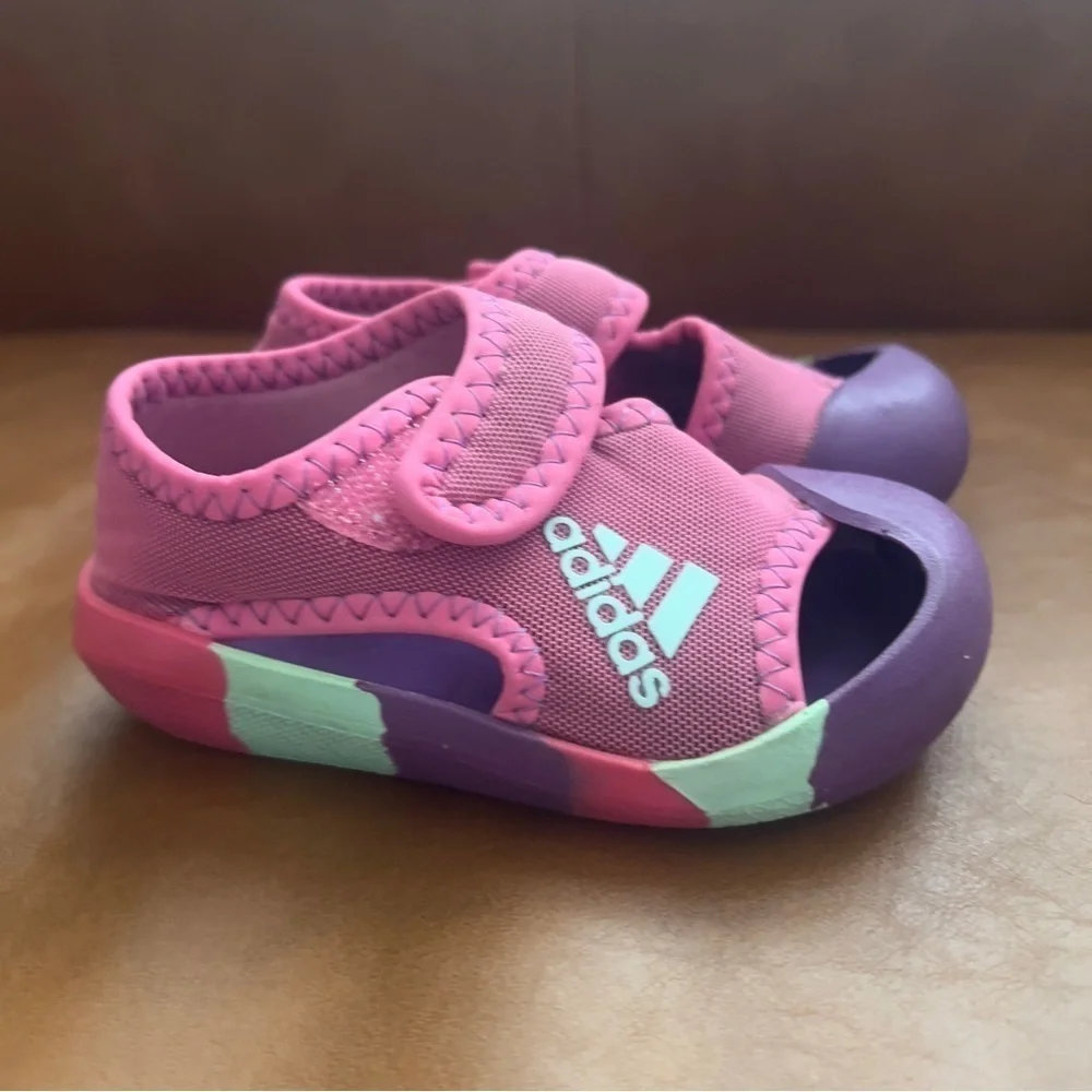 Adidas Toddler Girls  Pink/Purple/Mint Altaventure Water Outdoors Shoes  Sz 5
